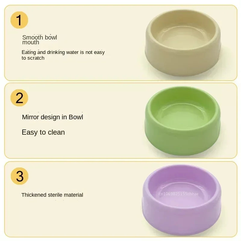 Food & Water Dish for Cats & Small Dogs Bowl - Paw Care USA