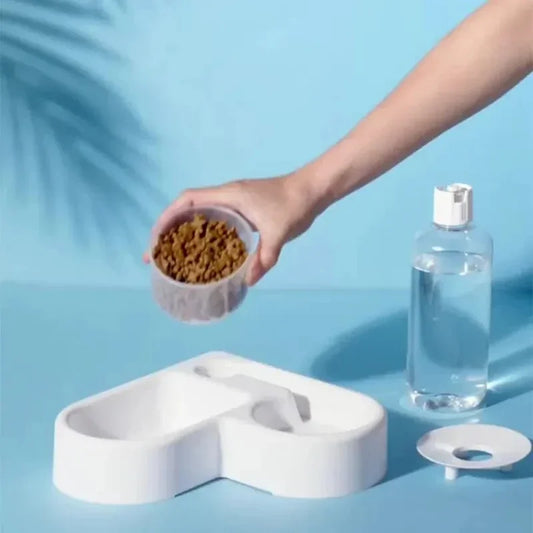 Automatic Drinking Pet Bowl Cat & Dog Bowl Dual-use Multi-functional Drinking And Feeding - Paw Care USA