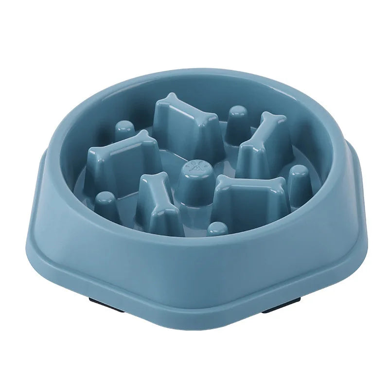 Anti-Choking Slow Feeder Dog Bowl Non-Slip Puzzle Dish for Small & Medium Dogs - Paw Care USA