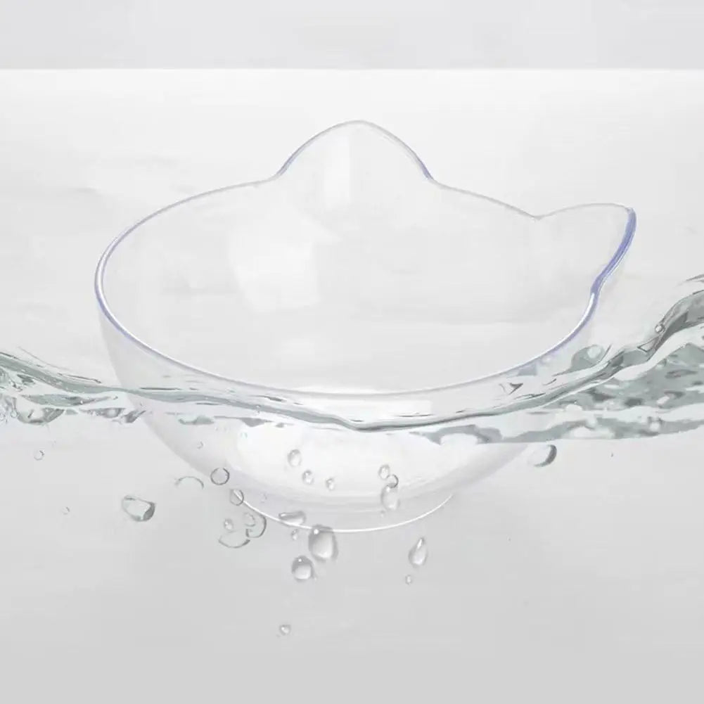 Tilted Cat Bowl Elevated Anti-Choking Feeder with Neck Support - Paw Care USA