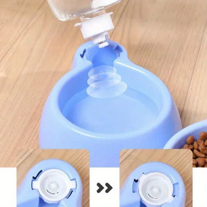 Cat Pet Automatic Feeder Water Dispenser Food Container Pet Bowl Water Storage Device Supply - Paw Care USA