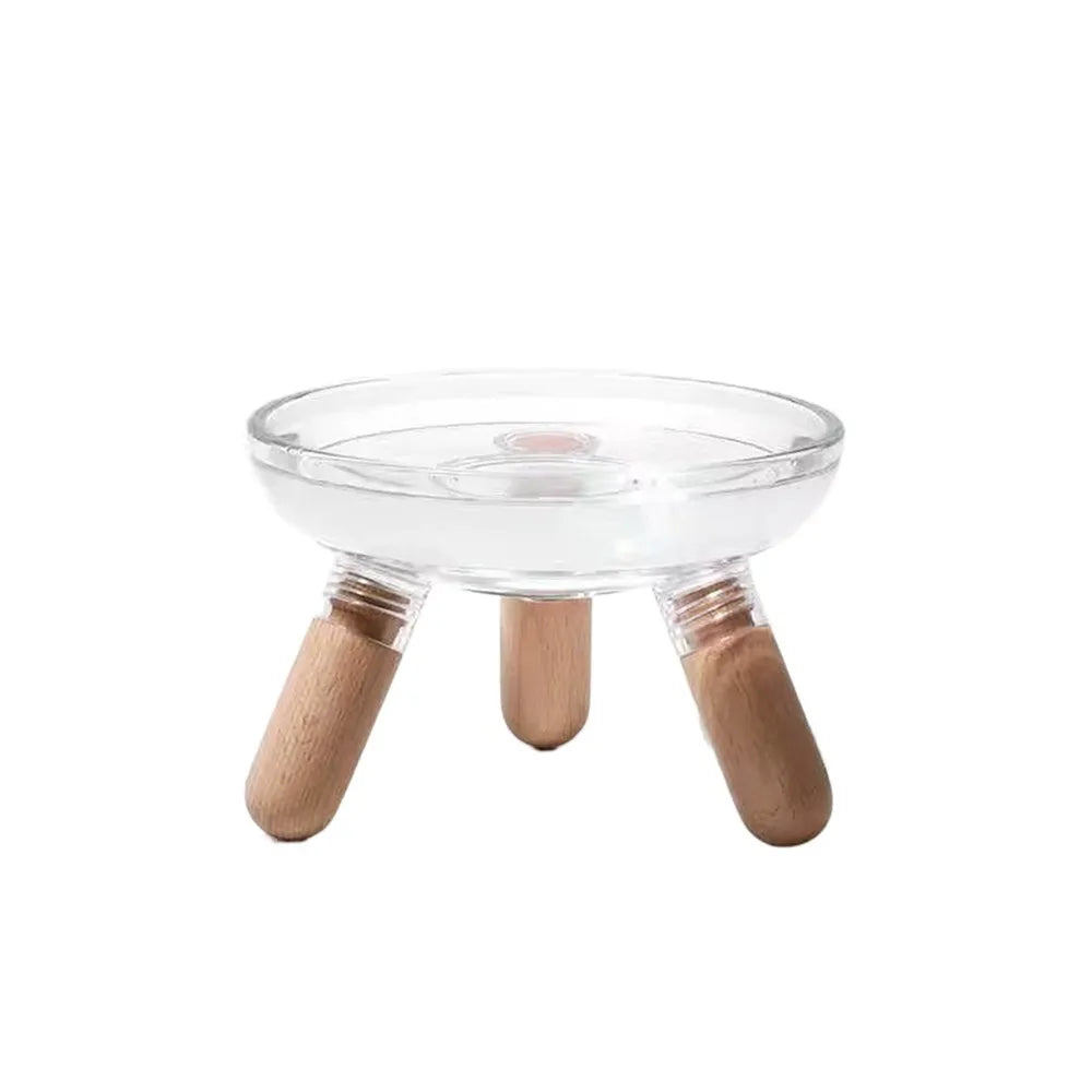 Protect Neck Elevated Cat Bowl Transparent Raised Pet Food - Paw Care USA