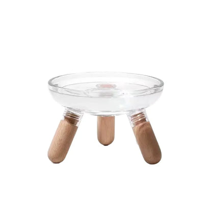 Protect Neck Elevated Cat Bowl Transparent Raised Pet Food - Paw Care USA