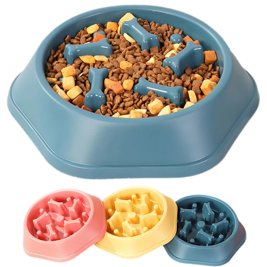 Anti-Choking Slow Feeder Dog Bowl Non-Slip Puzzle Dish for Small & Medium Dogs - Paw Care USA
