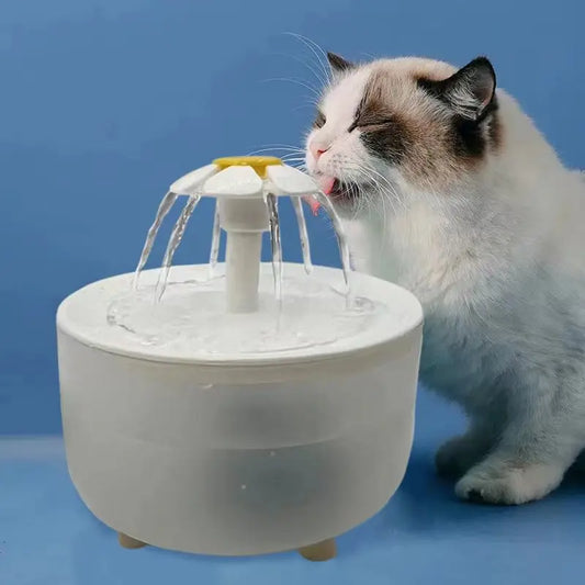 Automatic Pet Water Fountain – USB Powered, Silent, Recirculating Filter for Cats & Small Dogs 1.2L - Paw Care USA