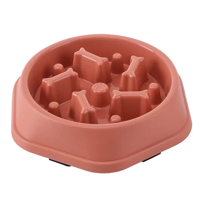 Anti-Choking Slow Feeder Dog Bowl Non-Slip Puzzle Dish for Small & Medium Dogs - Paw Care USA