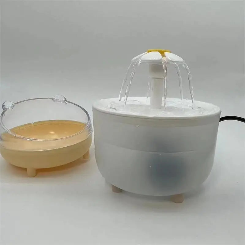 Automatic Pet Water Fountain – USB Powered, Silent, Recirculating Filter for Cats & Small Dogs 1.2L - Paw Care USA