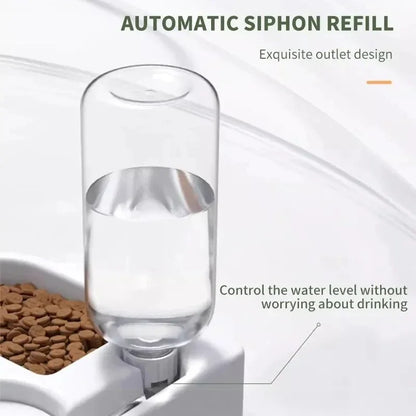 Automatic Drinking Pet Bowl Cat & Dog Bowl Dual-use Multi-functional Drinking And Feeding - Paw Care USA