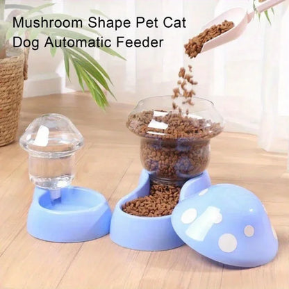 Cat Pet Automatic Feeder Water Dispenser Food Container Pet Bowl Water Storage Device Supply - Paw Care USA