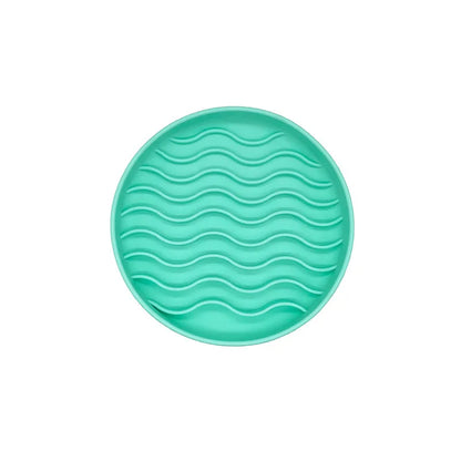 Anti-Slip Slow Feeder Bowl – Anti-Knockover Silicone Food Plate for Cats & Puppies - Paw Care USA