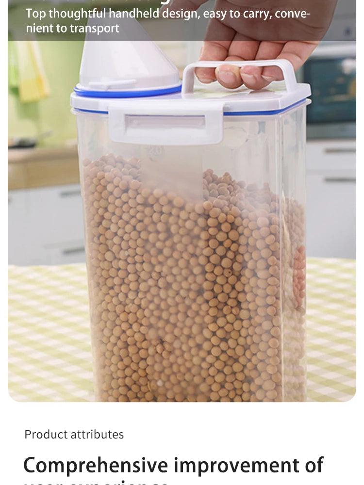 Premium Pet Food Storage Container Large, Durable & Easy to Clean for Dogs & Cats - Paw Care USA