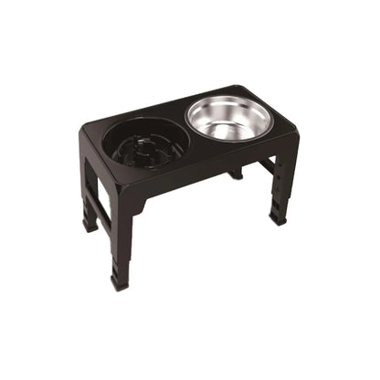 Adjustable Elevated Dog Feeder Double Stainless Steel Bowls for All Sizes - Paw Care USA