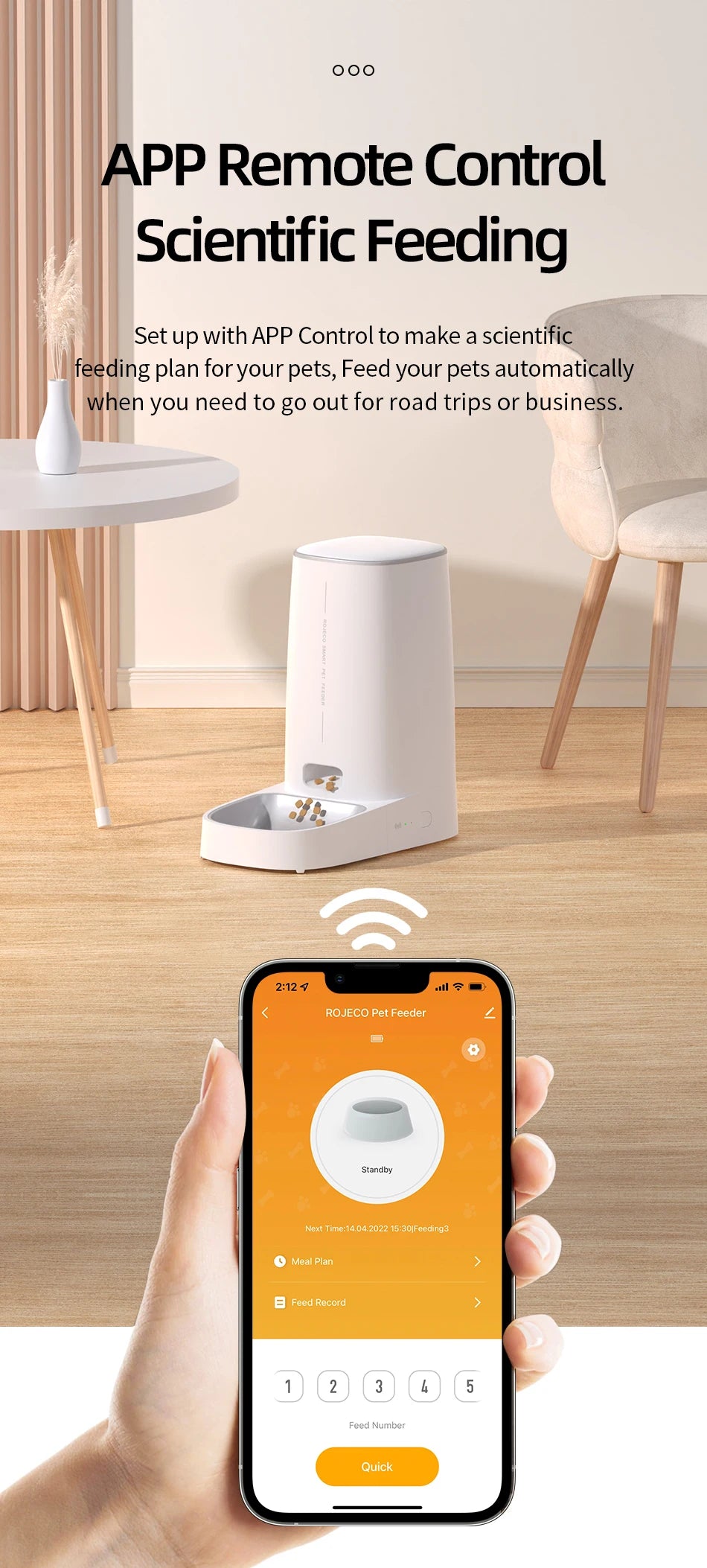 Automatic Dog Cat Feeder Pet Dispenser Remote Control Auto Feeder - Paw Care USA