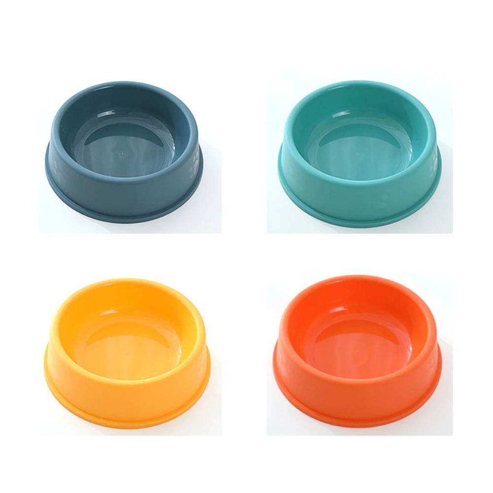 Premium Pet Feeding Bowl Solid Color, Easy to Clean Food & Water Dish for Cats & Puppies - Paw Care USA