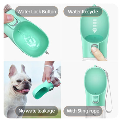 Portable Dog & Cat Water Bottle For Small Large Dogs Cat Outdoor Leakproof Walking Drinking Bowls Pet Supplies - Paw Care USA