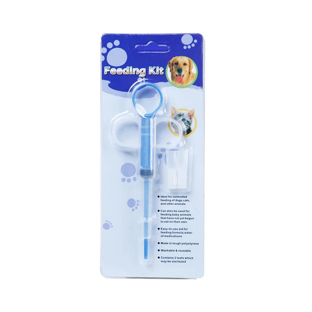 Reusable Silicone Pet Medicine Feeder – Easy & Safe Tablet and Liquid Dispenser for Cats & Dogs - Paw Care USA
