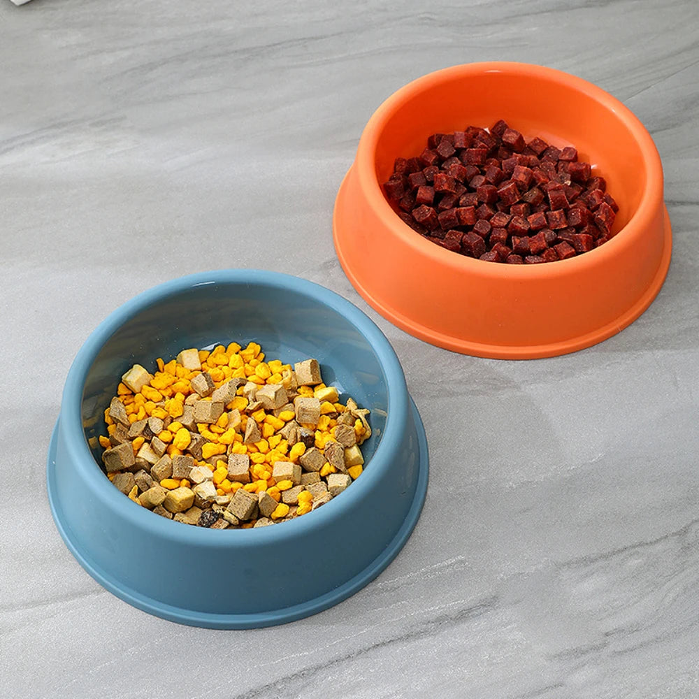 Premium Pet Feeding Bowl Solid Color, Easy to Clean Food & Water Dish for Cats & Puppies - Paw Care USA