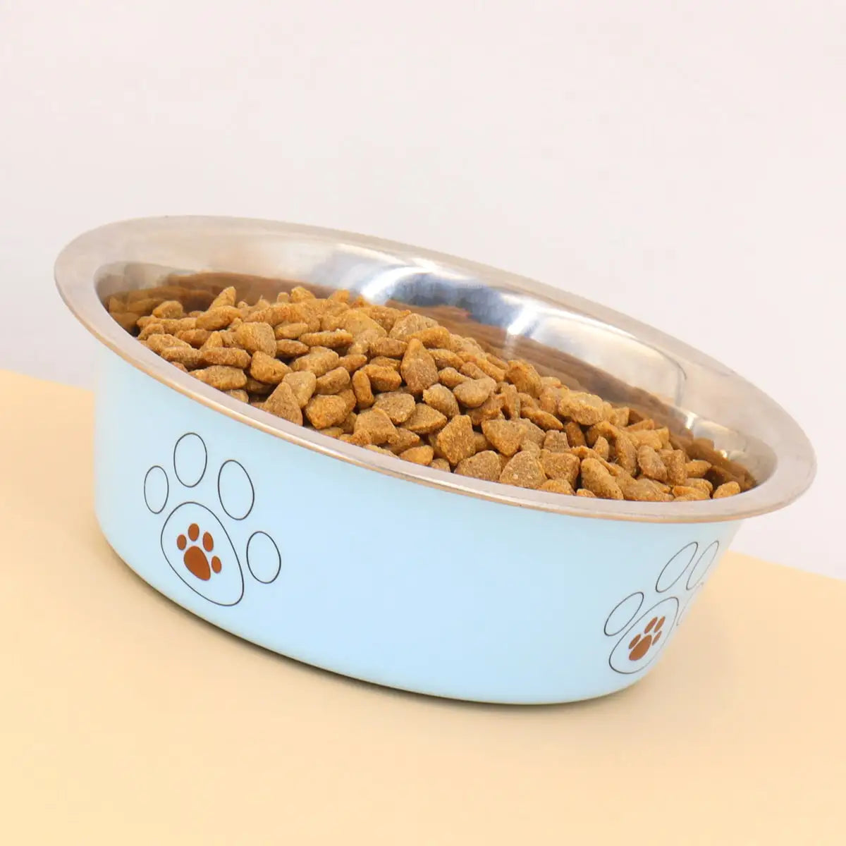 Stainless Steel Pet Bowl – Easy to Clean Food & Water Dish for Cats & Dog - Paw Care USA