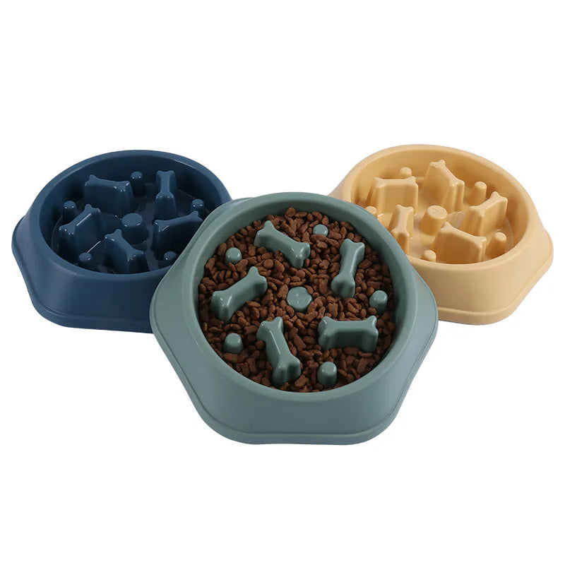 Anti-Choking Slow Feeder Dog Bowl Non-Slip Puzzle Dish for Small & Medium Dogs - Paw Care USA