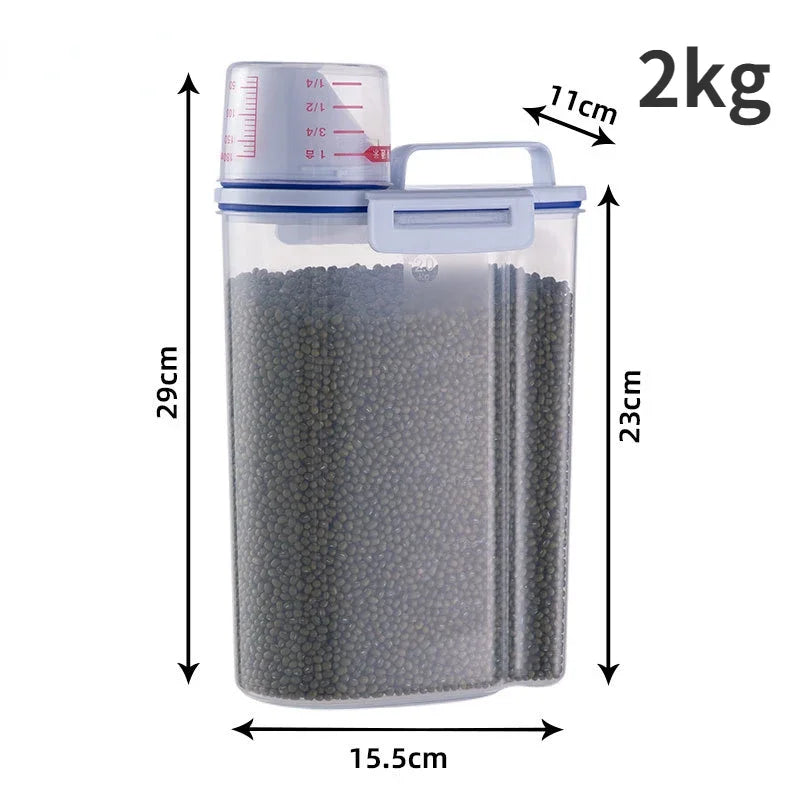 Premium Pet Food Storage Container Large, Durable & Easy to Clean for Dogs & Cats - Paw Care USA