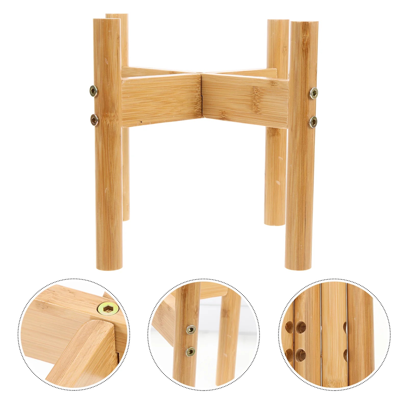 Bamboo Pet Bowl Stand – Elevated Cat & Dog Feeder - Paw Care USA