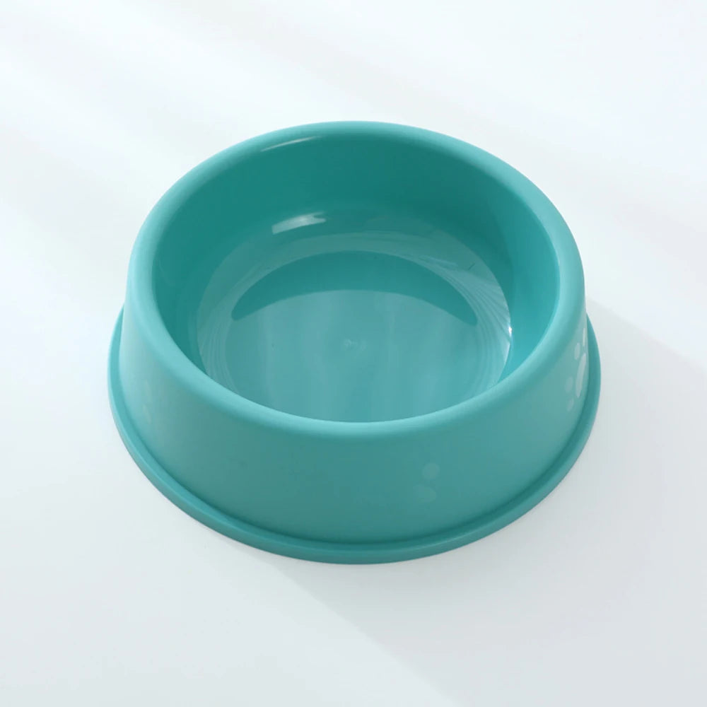 Premium Pet Feeding Bowl Solid Color, Easy to Clean Food & Water Dish for Cats & Puppies - Paw Care USA