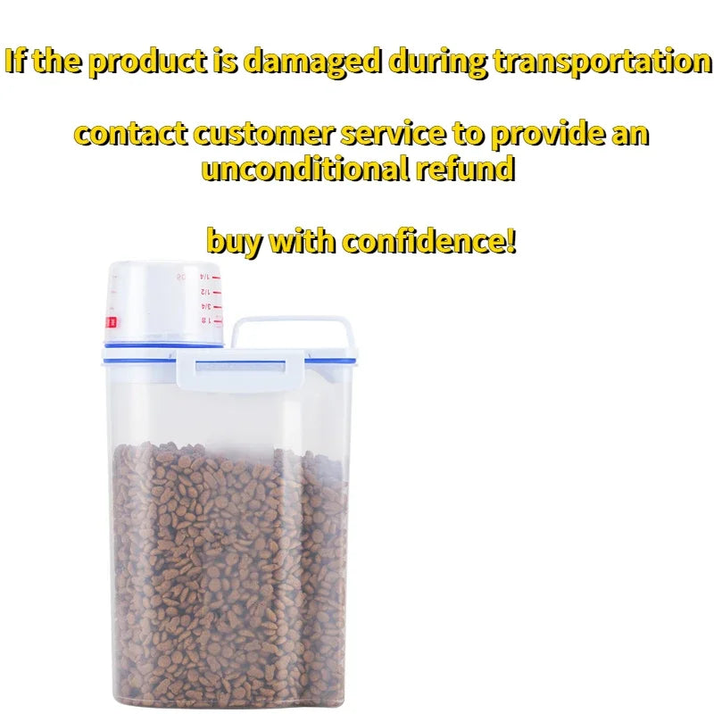 Premium Pet Food Storage Container Large, Durable & Easy to Clean for Dogs & Cats - Paw Care USA