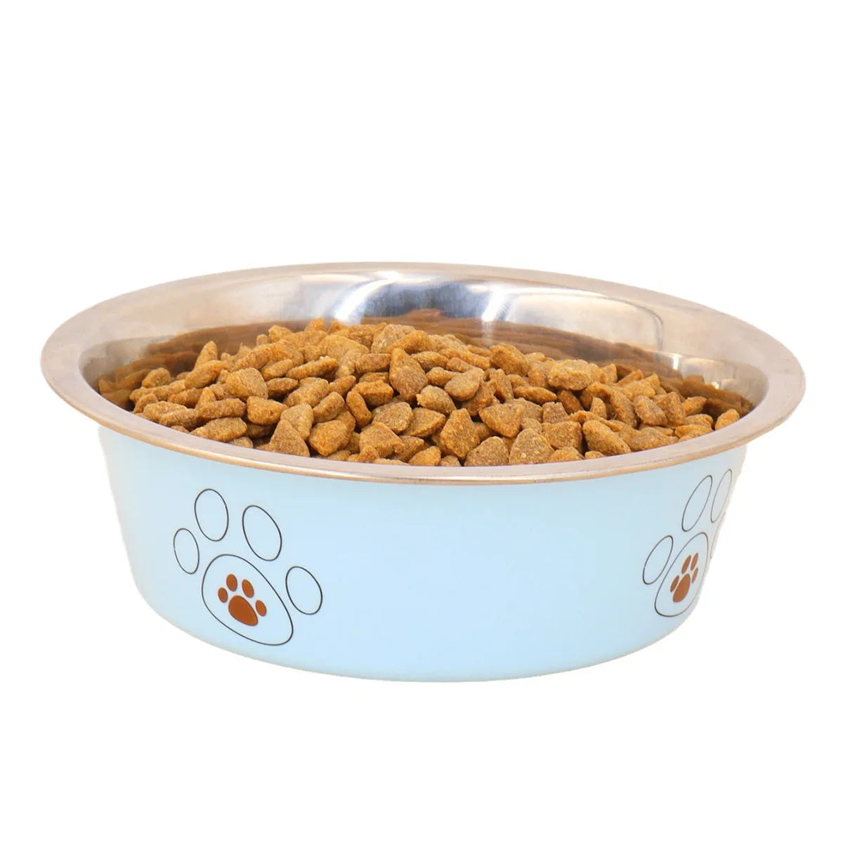 Durable Stainless Steel Pet Bowl – Cute Anti-Skid Design for Cats & Dogs - Paw Care USA