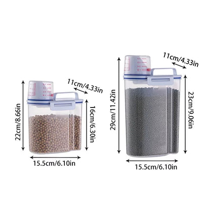 Premium Pet Food Storage Container Large, Durable & Easy to Clean for Dogs & Cats - Paw Care USA