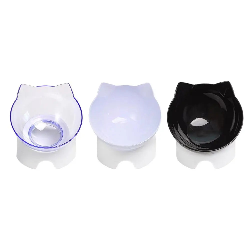 Tilted Cat Bowl Elevated Anti-Choking Feeder with Neck Support - Paw Care USA
