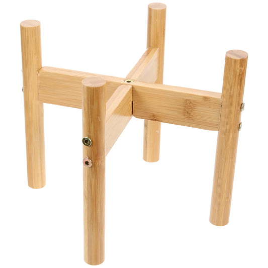 Bamboo Pet Bowl Stand – Elevated Cat & Dog Feeder - Paw Care USA