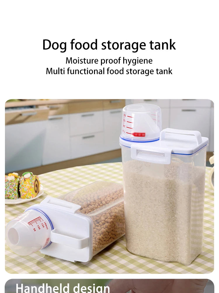 Premium Pet Food Storage Container Large, Durable & Easy to Clean for Dogs & Cats - Paw Care USA