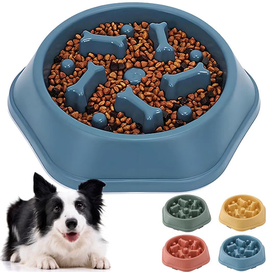 Anti-Choking Slow Feeder Dog Bowl Non-Slip Puzzle Dish for Small & Medium Dogs - Paw Care USA
