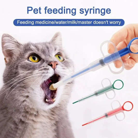 Reusable Silicone Pet Medicine Feeder – Easy & Safe Tablet and Liquid Dispenser for Cats & Dogs - Paw Care USA