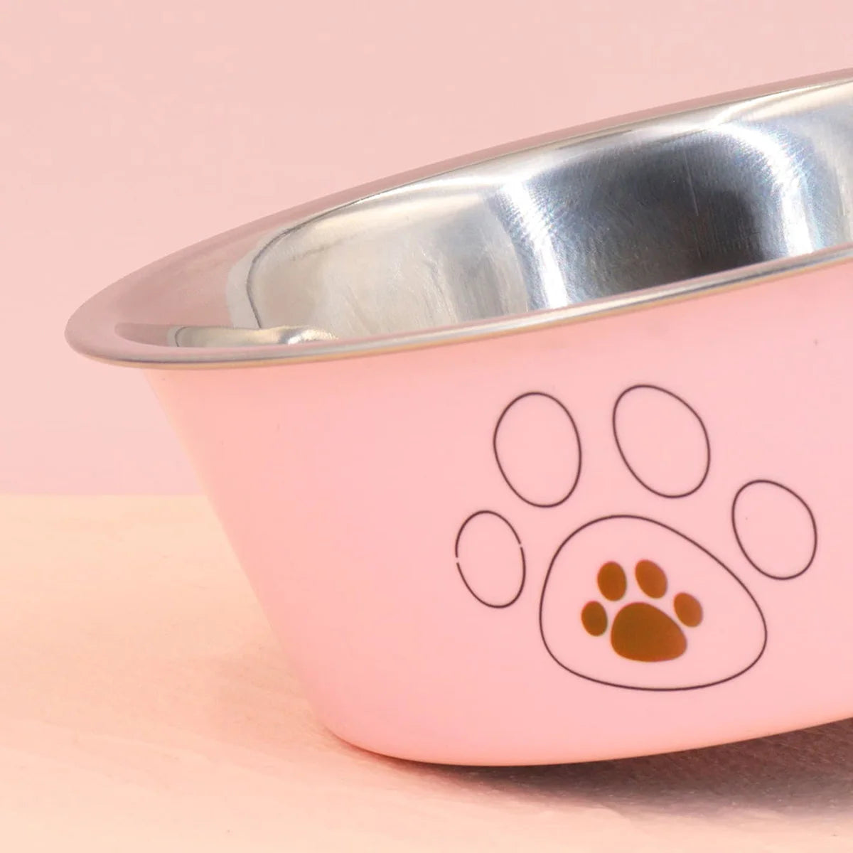Stainless Steel Pet Bowl – Easy to Clean Food & Water Dish for Cats & Dog - Paw Care USA