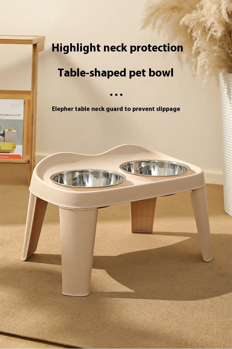 Elevated Pet Bowl Set – Anti-Slip, Splash-Proof & Easy to Clean - Paw Care USA