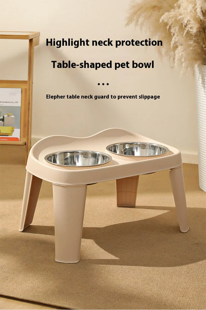 Elevated Pet Bowl Set – Anti-Slip, Splash-Proof & Easy to Clean - Paw Care USA