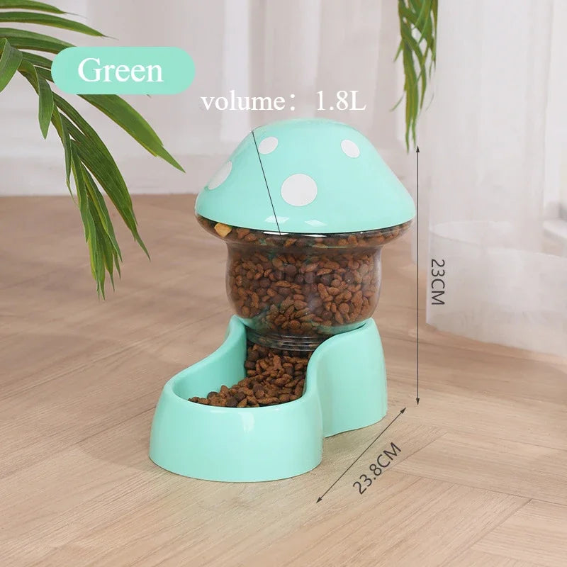 Cat Pet Automatic Feeder Water Dispenser Food Container Pet Bowl Water Storage Device Supply - Paw Care USA