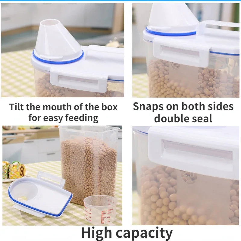 Premium Pet Food Storage Container Large, Durable & Easy to Clean for Dogs & Cats - Paw Care USA