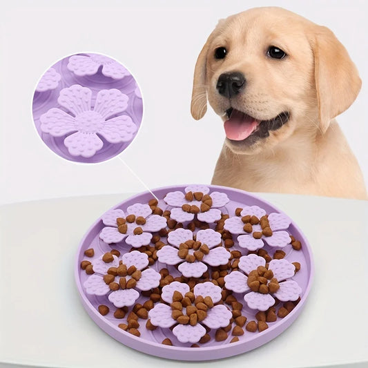 Pet Slow Feeder Mat Dog Feeding Dishes Dog Anti-choking Slow Feeding Pads Bowl Dishware - Paw Care USA