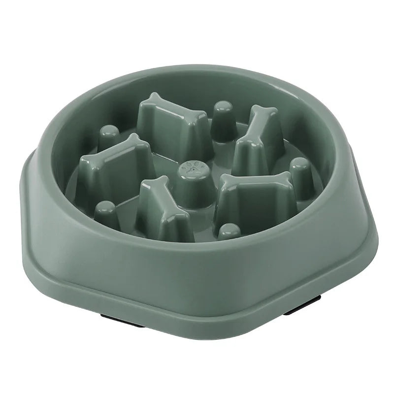 Anti-Choking Slow Feeder Dog Bowl Non-Slip Puzzle Dish for Small & Medium Dogs - Paw Care USA