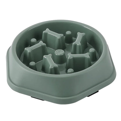 Anti-Choking Slow Feeder Dog Bowl Non-Slip Puzzle Dish for Small & Medium Dogs - Paw Care USA