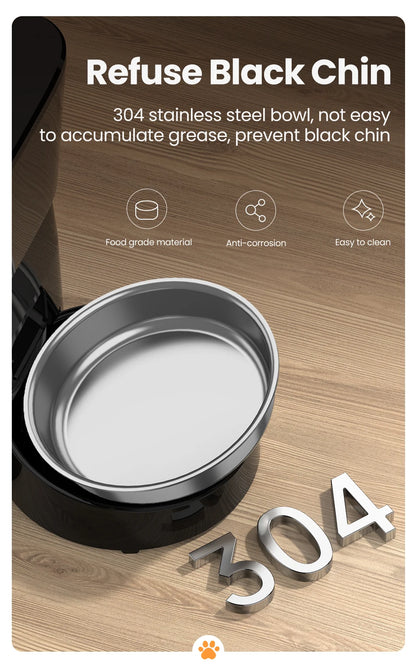 Automatic Cats Dog Pet Feeder Button Version Auto Food Dispenser Smart Control - Paw Care USA