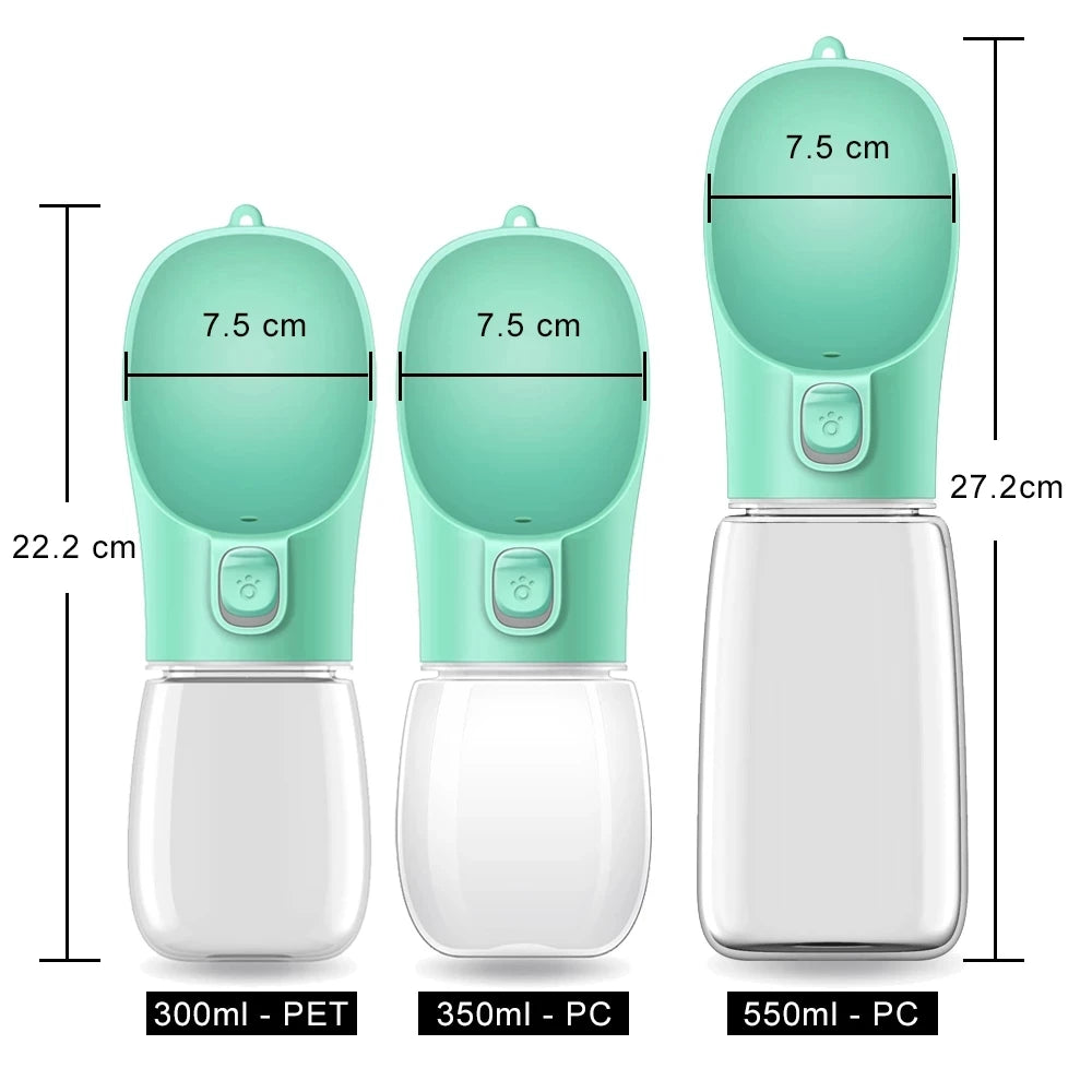 Portable Dog & Cat Water Bottle For Small Large Dogs Cat Outdoor Leakproof Walking Drinking Bowls Pet Supplies - Paw Care USA