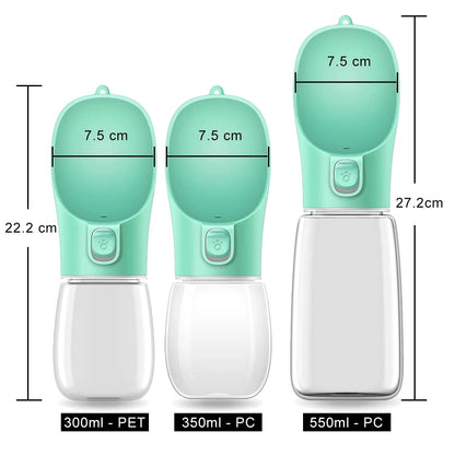 Portable Dog & Cat Water Bottle For Small Large Dogs Cat Outdoor Leakproof Walking Drinking Bowls Pet Supplies - Paw Care USA