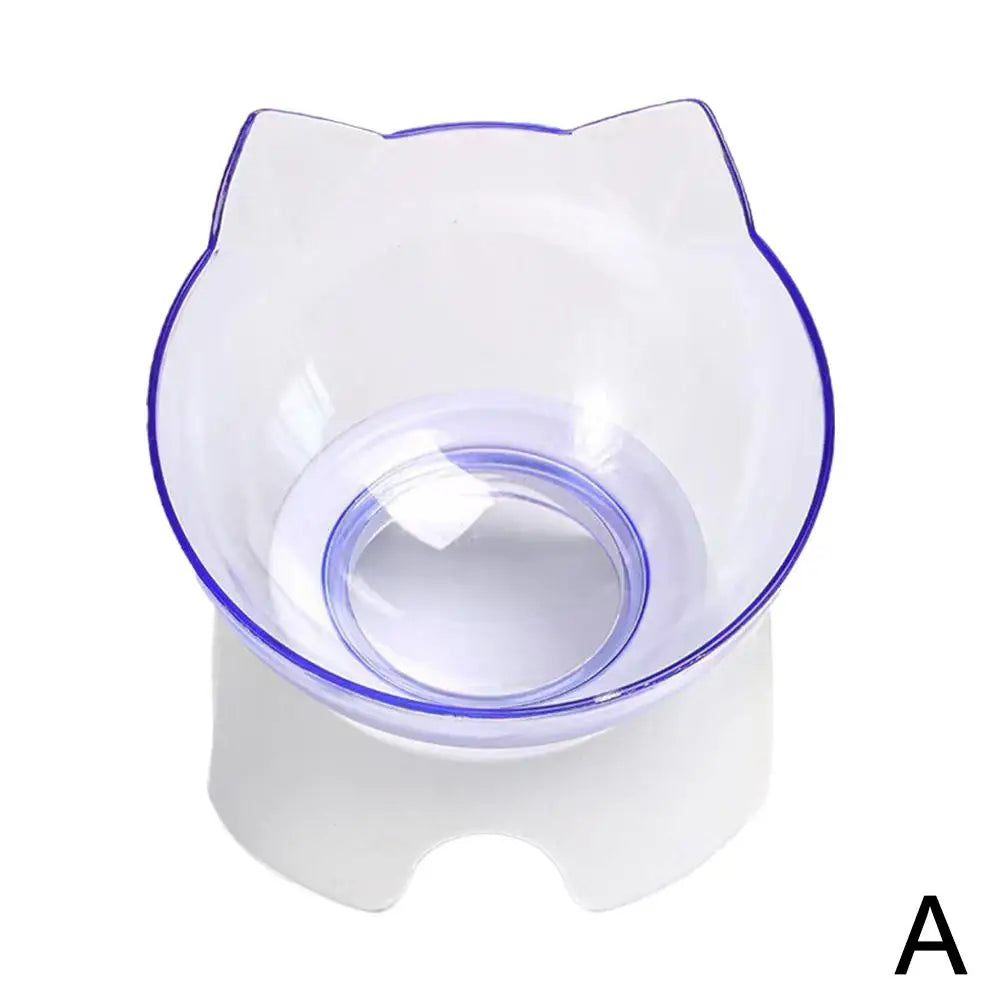 Tilted Cat Bowl Elevated Anti-Choking Feeder with Neck Support - Paw Care USA