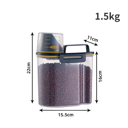 Premium Pet Food Storage Container Large, Durable & Easy to Clean for Dogs & Cats - Paw Care USA