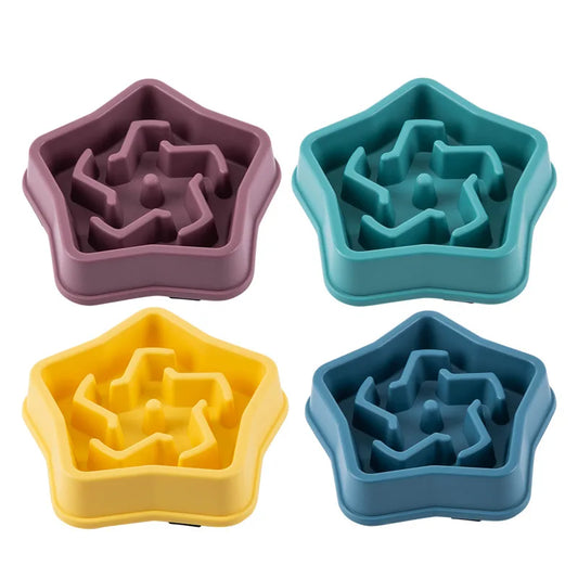 Pet Feeder Bowl for Cats & Dogs – Anti-Choking, Non-Slip, Thickened Design in Various Colors & Shapes - Paw Care USA