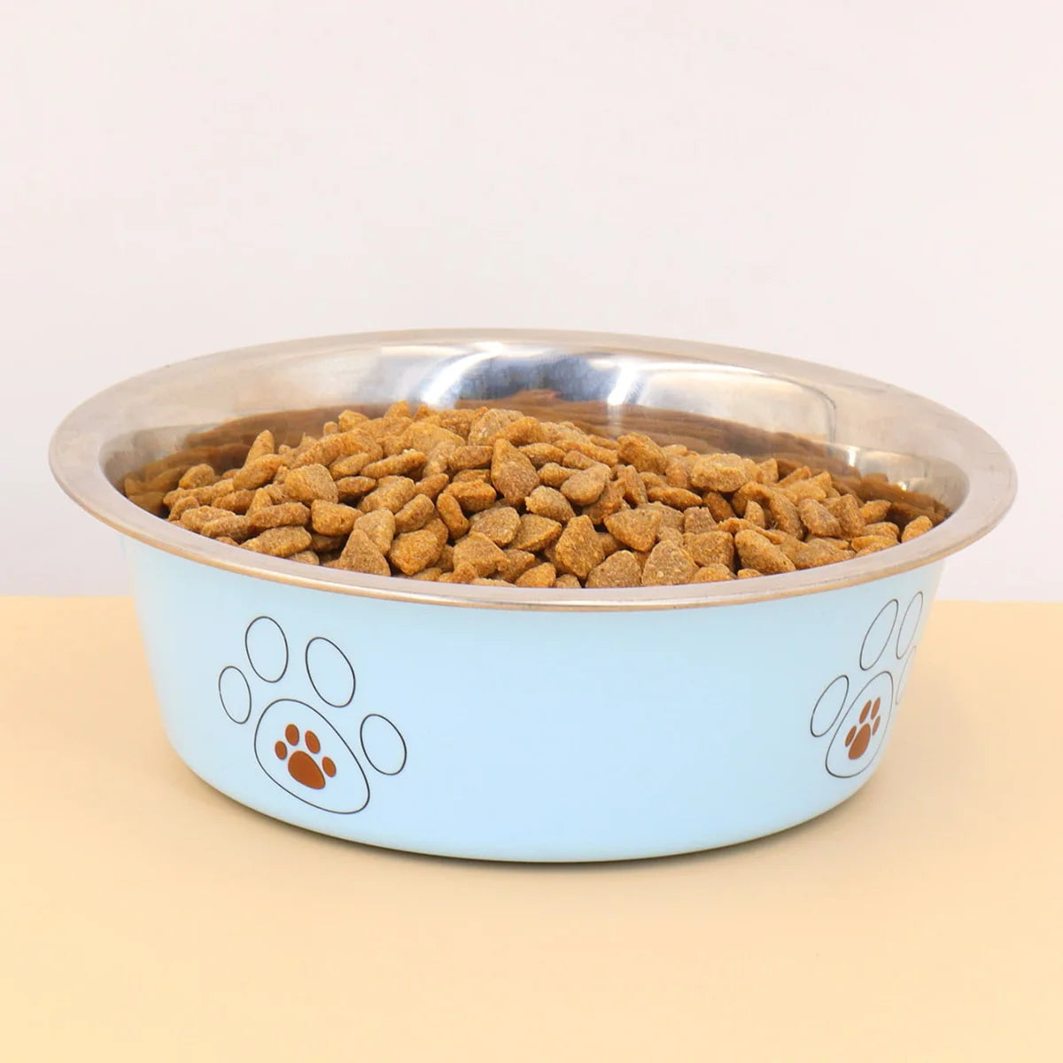 Stainless Steel Pet Bowl – Easy to Clean Food & Water Dish for Cats & Dog - Paw Care USA
