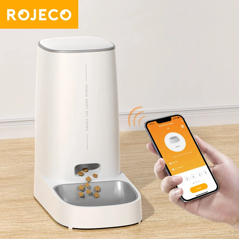 Automatic Dog Cat Feeder Pet Dispenser Remote Control Auto Feeder - Paw Care USA